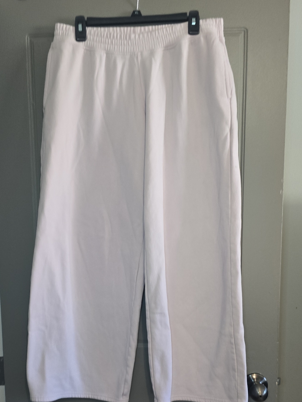 Hollister Light Pink Elastic-Waist Jogger Pants